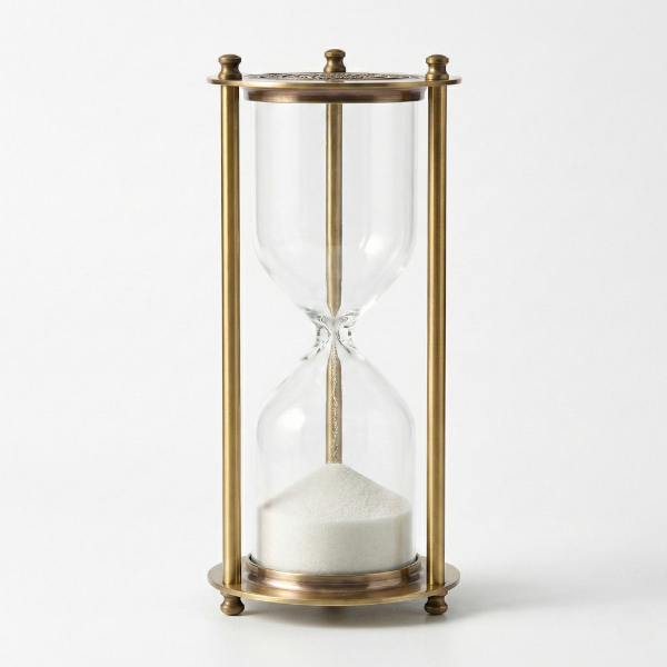 Dekoratif Cam Kum Saati 7x18 cm  - 3